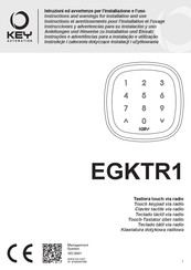 Key Automation EGKTR1 Anleitungen Und Hinweise Zu Installation Und Einsatz