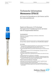 Endress+Hauser CPS61E Technische Information