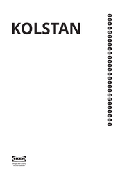 IKEA KOLSTAN 805.594.66 Bedienungsanleitung