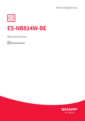 Sharp ES-NB814W-BE Bedienungsanleitung