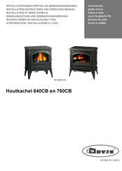 Dovre 760CB Einbauanleitung Und Gebrauchsanweisung