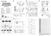 ViewSonic PX703HDH Schnellstart Handbuch