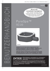 Intex PureSpa SC-20 Benutzerhandbuch