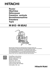Hitachi M 8V2 Bedienungsanleitung