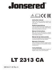 Jonsered LT 2313 CA Bedienungsanleitung