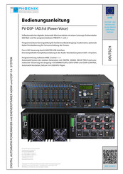 Phoenix PV-DSP-1AD.9.6 Bedienungsanleitung