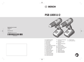 Bosch PSB 1800 LI-2 Originalbetriebsanleitung