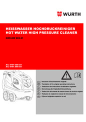 Würth HDR-HW 200-21 Bedienungsanleitung