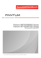 Pantum M7200 Serie Benutzerhandbuch