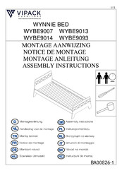 VIPACK WYNNIE BED WYBE9007 Montageanleitung