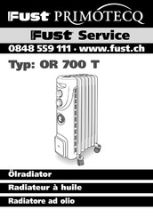 FUST PRIMOTECQ OR 700 T Bedienungsanleitung