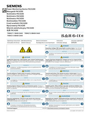 Siemens SENTRON PAC4200 Betriebsanleitung
