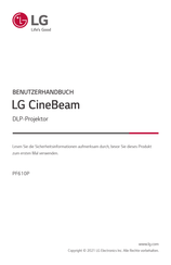 LG CineBeam PF610PG Benutzerhandbuch