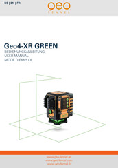 geo-FENNEL Geo4-XR GREEN Bedienungsanleitung