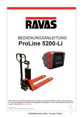 Ravas ProLine 5200-Li Bedienungsanleitung