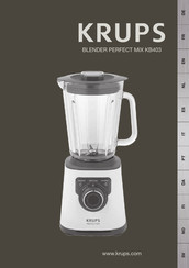 Krups Perfect Mix KB403 Bedienungsanleitung