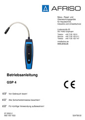 AFRISO GSP 4 Betriebsanleitung