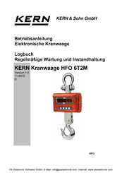 KERN&SOHN HFO 6T2M Betriebsanleitung