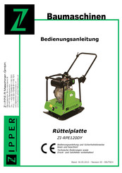 Zipper ZI-RPE120DY Bedienungsanleitung