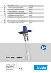 Gude GRW 1811.1 TWIN Originalbetriebsanleitung