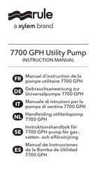 Xylem rule 7700 GPH Gebrauchsanweisung