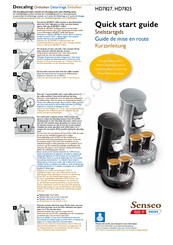 Philips Senseo HD7825 Kurzanleitung