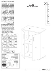 FMD//furniture ALBI 1 4012-001 Montageanleitung