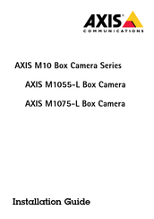 Axis M10 Serie Installationsanleitung