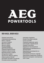 AEG BSB18G3-0 Originalbetriebsanleitung