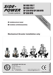 Sleipner motor Side-Power SP 220 HYD Installations- Und Bedienungsanleitung
