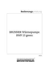 Brunner BWP 13 green Bedienungsanleitung