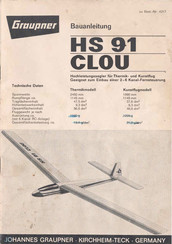GRAUPNER HS91 CLOU Bauanleitung