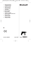 EINHELL 42.598.10 Bedienungsanleitung