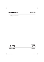 EINHELL 42.599.08 Originalbetriebsanleitung