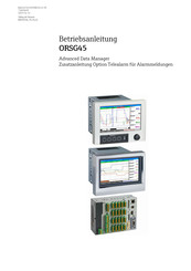 Endress+Hauser ORSG45 Betriebsanleitung