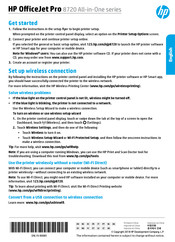 HP OfficeJet Pro 8720 Serie Kurzanleitung
