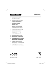 EINHELL RT-CD 12 Li Originalbetriebsanleitung