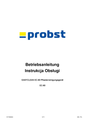 probst EASYCLEAN EC-60 Betriebsanleitung