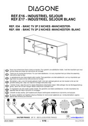 Diagone MANCHESTER 058 Bedienungsanleitung