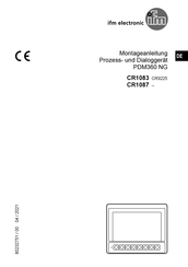 IFM Electronic CR1087 Montageanleitung