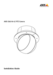 Axis Communications Q6318-LE Installationsanleitung