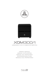 JL Audio XDM300/1 Bedienungsanleitung
