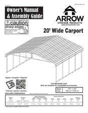 Arrow Storage Products CPHC202409 Pflege- & Montageanleitung