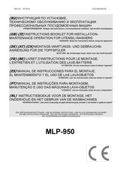 Mach MLP-950 Montage-, Wartungs- Und Gebrauchsanweisung
