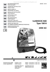 Horizont hotSHOCK N50 TYPE 10614 Betriebsanweisung