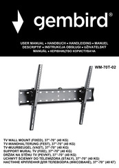 Gembird WM-70T-02 Handbuch