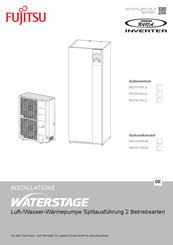 Fujitsu Waterstage WOYK150LJL Installationsanleitung