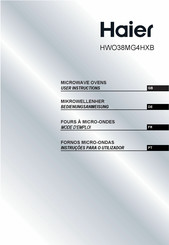 Haier HWO38MG4HXB Bedienungsanweisung