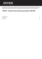 Intex Krystal Clear QS500 Benutzerhandbuch