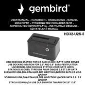 Gembird HD32-U2S-5 Handbuch